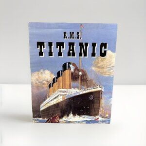 Vintage Titanic Print Poster 20x16 - Great Antique Looking Decor - Ship, Boat